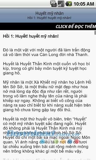 Huyết mỹ nhân for Android