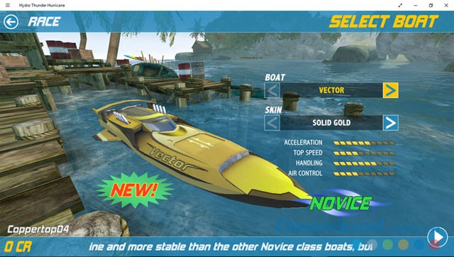 Nhiều loại thuyền với các thông số đặc biệt