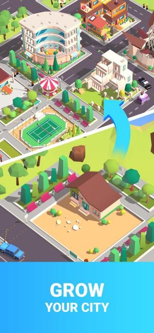 Phát triển và kiến thiết thành phố của riêng bạn trong game Hype City - Idle Tycoon