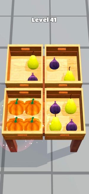 Sắp xếp lại rau củ đúng vị trí