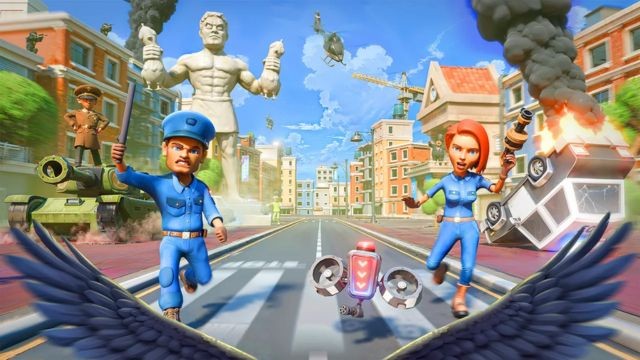 Cùng siêu chim bảo vệ thành phố trong game vui I Am Bird