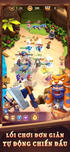 Các anh hùng trong I Am Hero sẽ tự động chiến đấu ngay cả khi bạn offline