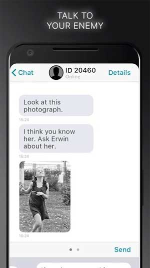 Nói chuyện với kẻ thù để tìm hiểu sự thật trong I Am Innocent cho Android