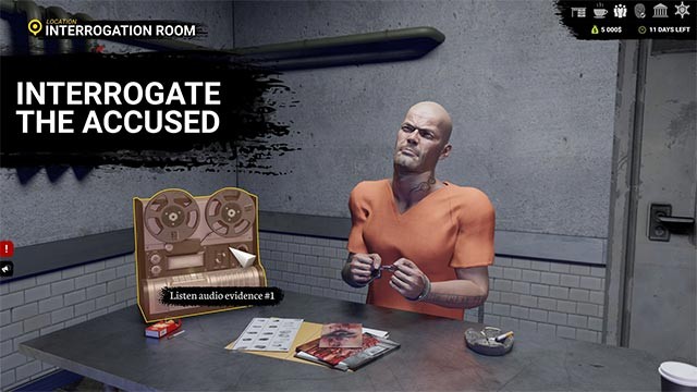 Thẩm vấn những kẻ tình nghi trong game I am Your Lawyer