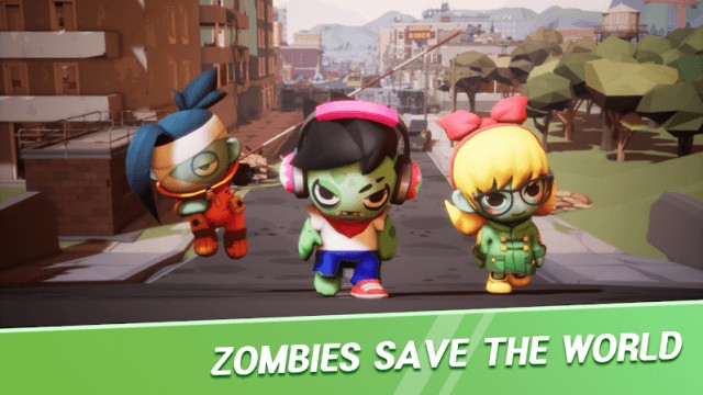 Điều khiển zombie dễ thương cứu thế giới trong game I am Zombie