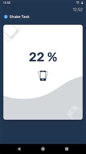 Lắc điện thoại cho đến khi bạn cảm thấy tỉnh táo