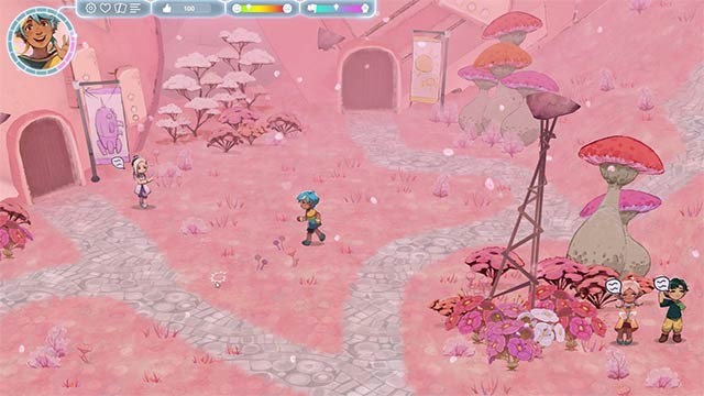 Tương tác với rất nhiều nhân vật thú vị của game I Was a Teenage Exocolonist