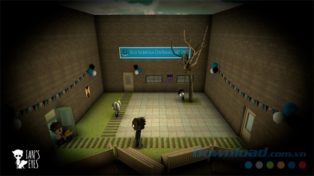 Tìm cách né tránh kẻ địch trong game phiêu lưu Ian's Eyes Demo