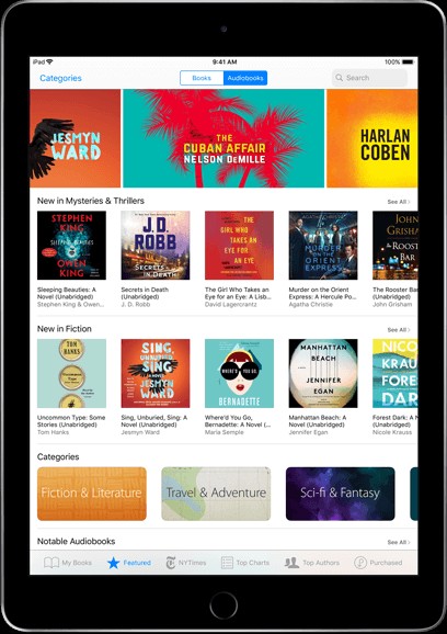 Sách âm thanh trong iBooks