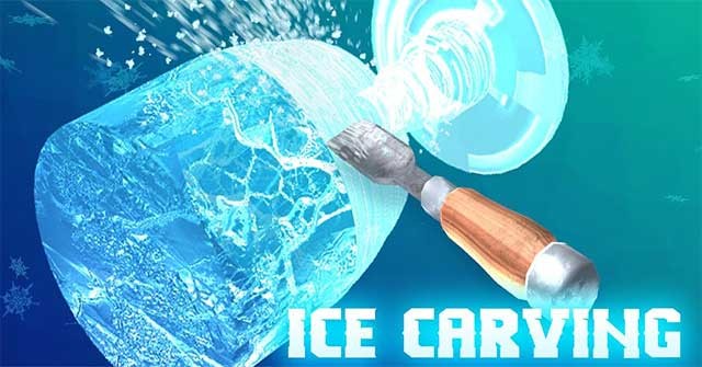 Khắc khối băng thành hình dạng theo yêu cầu trong game Ice Carving