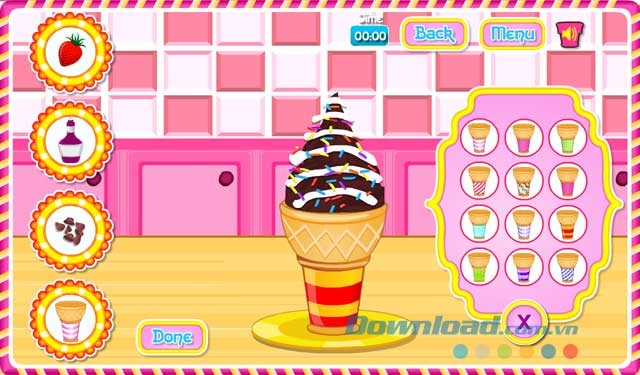 Cho ra lò những ly kem thật ngon và hấp dẫn