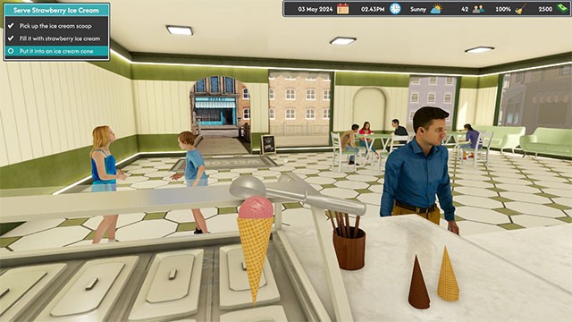 Quản lý cửa hàng kem trên toàn thế giới với Ice Cream Simulator
