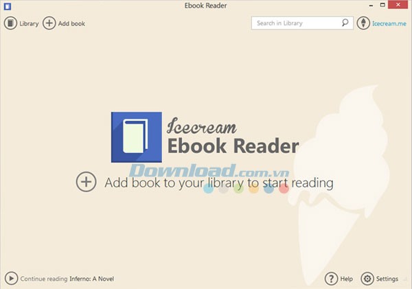 IceCream Ebook Reader