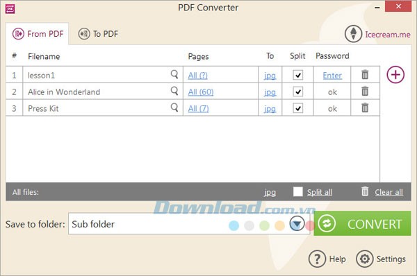 Icecream PDF Converter