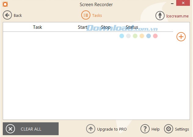 Quay video tự động bị hạn chế trong bản free