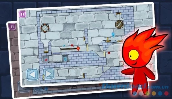 Game thoát khỏi mê cung Icegirl and Fireboy cho Android