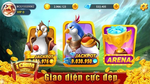 Giao diện iChim đẹp mắt