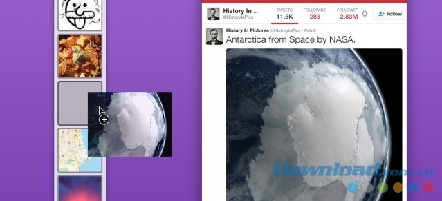 Hoạt động sao chép thông minh chỉ bằng 2 thao tác kéo và thả