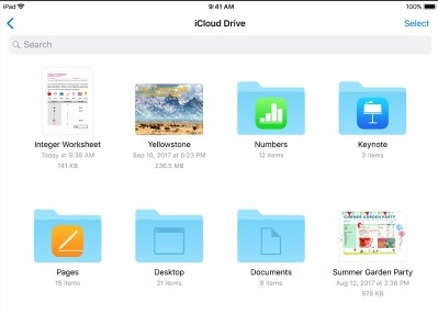 iCloud hỗ trợ mọi định dạng file