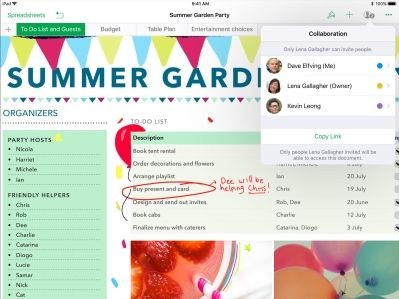 iCloud hỗ trợ cộng tác trên nhiều thiết bị