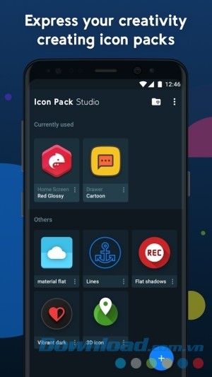 Gói biểu tượng Icon Pack Studio cho Android