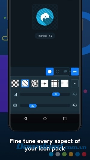 Icon Pack Studio cho Android có độ tùy biến cao