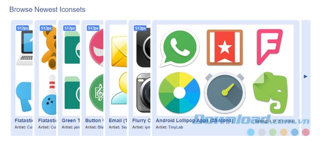 Tìm kiếm icon đẹp