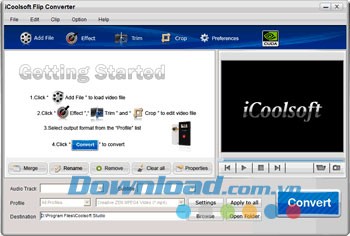 iCoolsoft Flip Converter