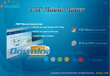 iCoolsoft PSP Movie Maker