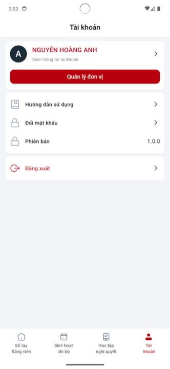 Quan lý thông tin cá nhân