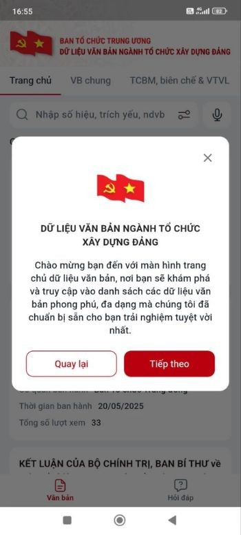 Quản lý thông tin các văn bản