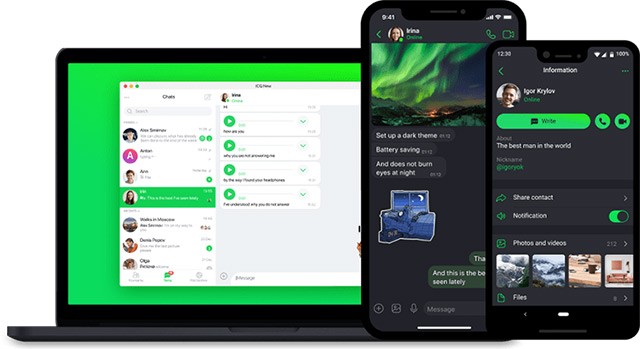 ICQ 2020 hỗ trợ gọi video 50 người hoặc chat nhóm 25k thành viên