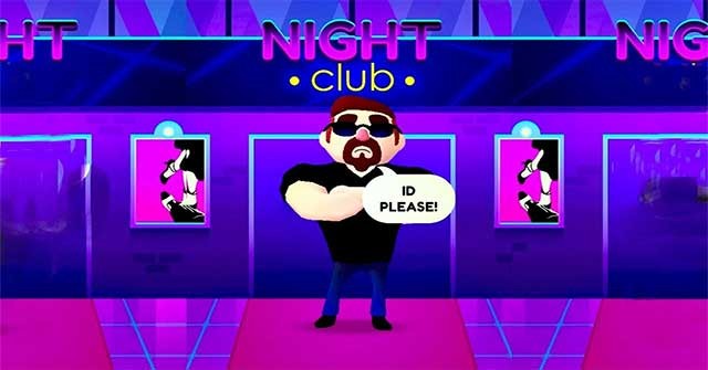Vào vai một nhân viên an ninh tại hộp đêm trong game vui ID Please