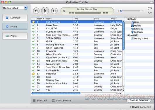 Deer iPod to Mac Transfer
