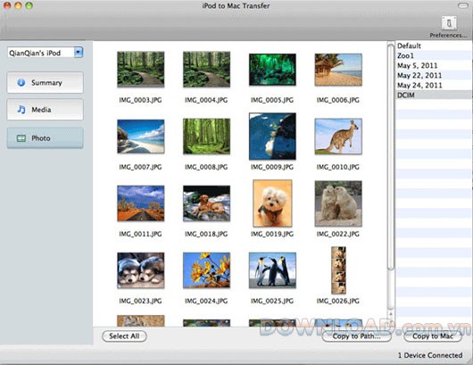 Deer iPod to Mac Transfer