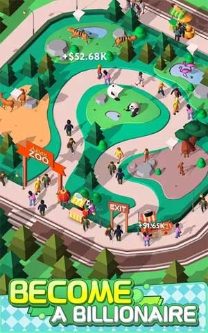 Trở thành một triệu phú trong Idle Animals Kingdom