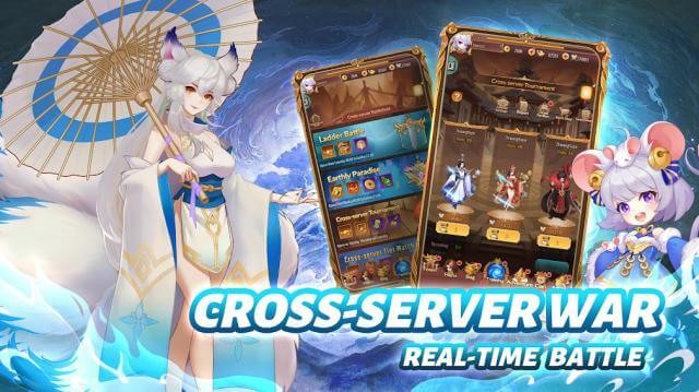 Tham gia các trận chiến liên server thời gian thực