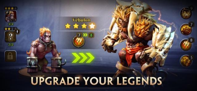 Nâng cấp các chiến binh huyền thoại