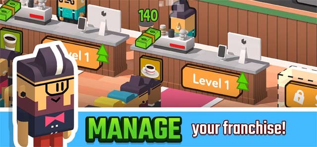 Quản lý chuỗi cửa hàng có chi nhánh trên toàn cầu trong Idle Coffee Corp