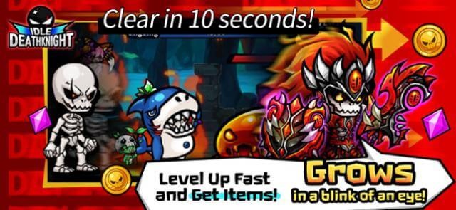 Lên cấp nhanh chóng, tiêu diệt kẻ thù và nhận các item