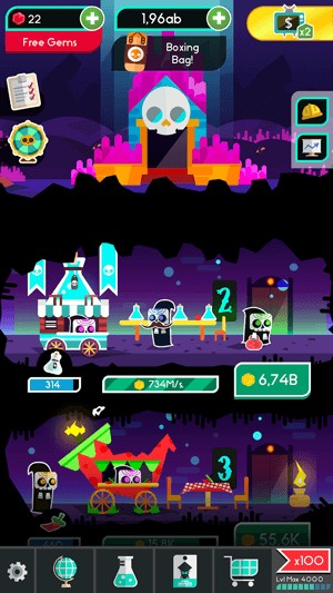 Chạm hoặc click để kiếm tiền