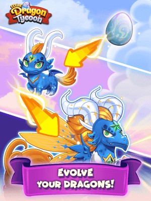 Nuôi và tiến hóa rồng của bạn trong game Idle Dragon Tycoon