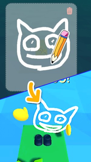 Idle Draw Earth cho bạn vẽ mọi thứ và nó sẽ ngay lập tức xuất hiện trên hòn đảo