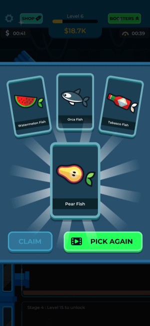 Chọn loài cá bạn muốn nuôi trong Idle Fish Aquarium