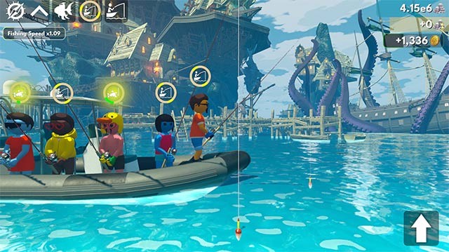 Idle Fishing là trò chơi mô phỏng câu cá nhàn rỗi với cơ chế tự động 100%