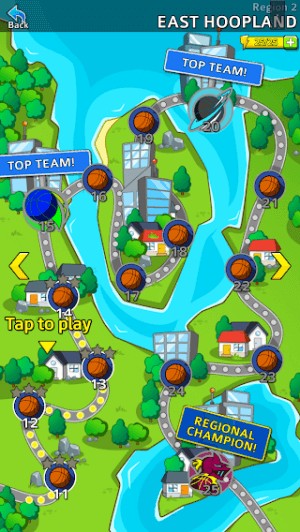 Chơi bóng rổ ở nhiều địa điểm khác nhau