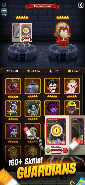 Hơn 160 skill cho hộ vệ