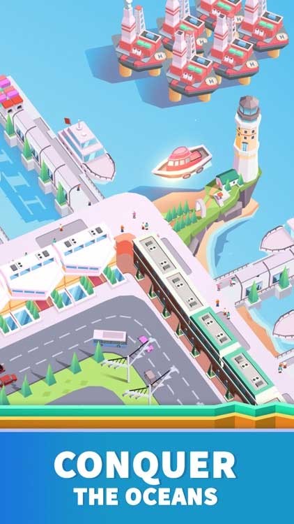 Trở thành ông trùm cảng biển trong Idle Harbour Tycoon