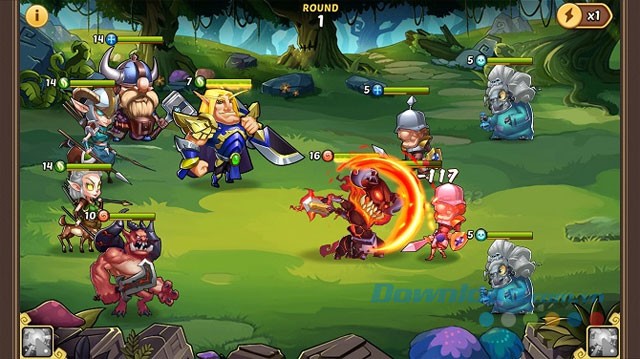 Game nhập vai chiến thuật Idle Heroes