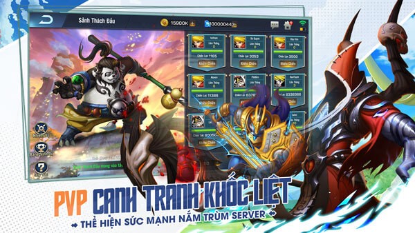 Nhiều hoạt động PvP cạnh tranh khốc liệt